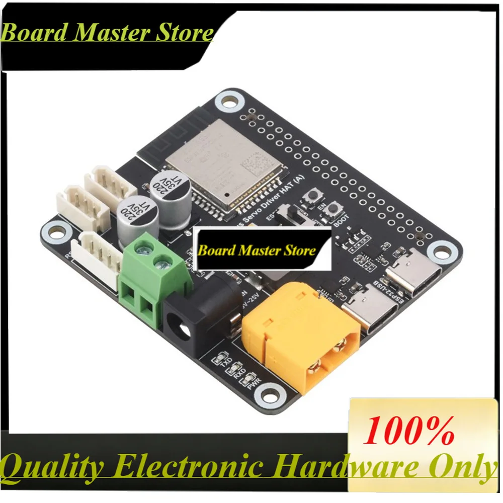 BoaMasMSerial Bus Servo Driver HAT Integrates ESP32 And Servo Control Circuit Suitable For ST / RSBL Series Serial Bus Servos