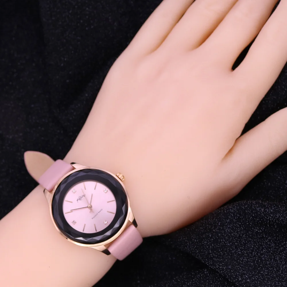 SALE!!! Discount Fine Quality Lady Women's Watch Japan Mov't Fashion Hours Bracelet Real Leather Girl's Birthday Gift No Box