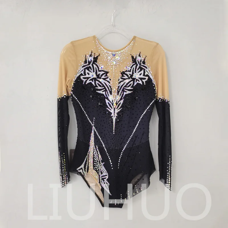 

LIUHUO Rhythmic Gymnastics Leotard Competitive Cheerleading Performance For Children