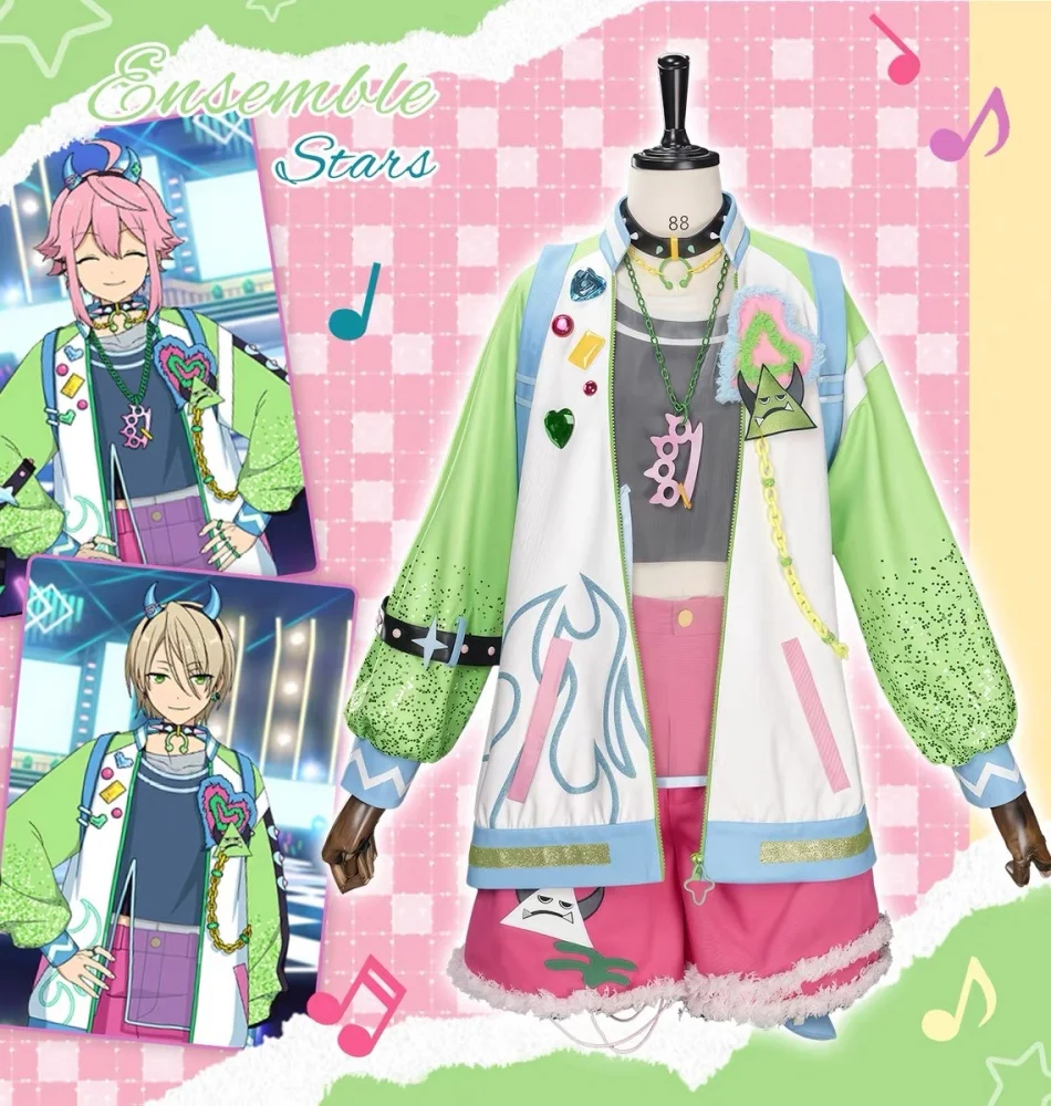 

Ensemble Stars Tori Himemiya Shiratori Aira Tsukinaga Leo Cosplay Costume Cos Game Anime Party Uniform Hallowen Play Role
