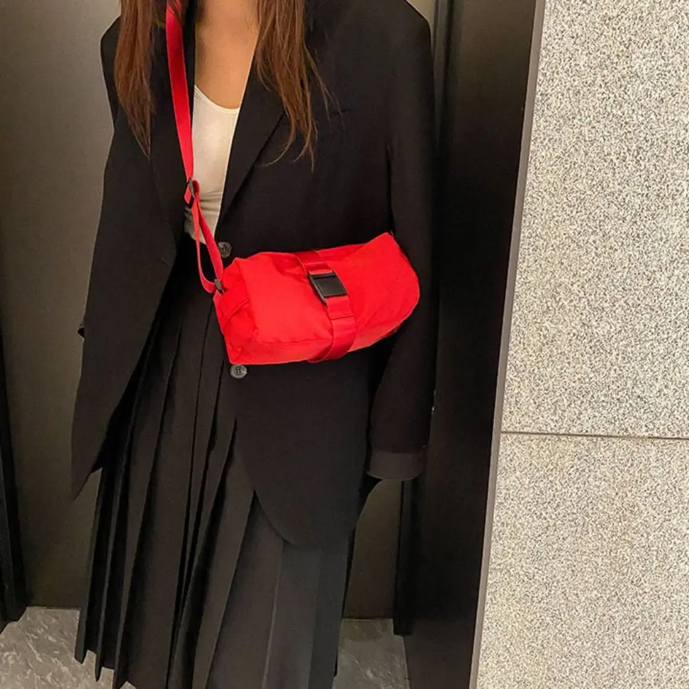 

Buckle Design Sports Gym Bag Large Capacity Ｗaterproof Fitness Training Bag Lightweight Oxford Cloth Yoga Mat Carry Bag Swimming