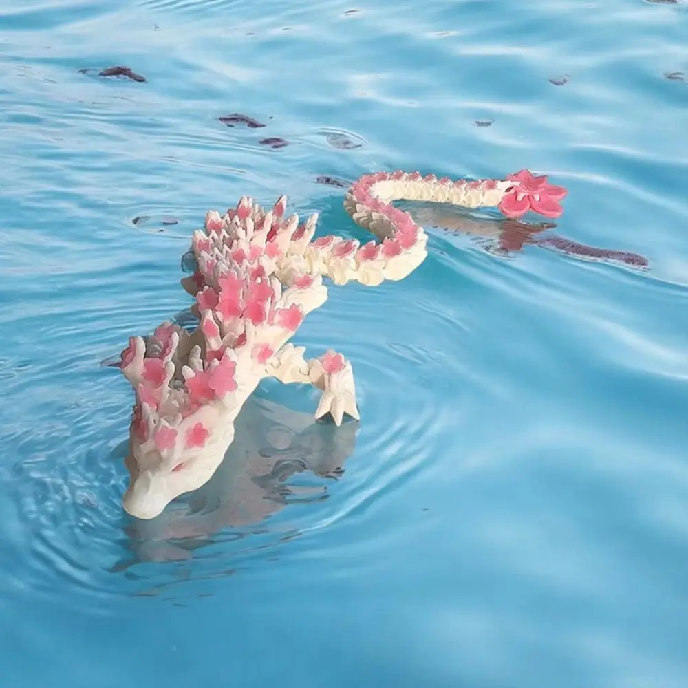 Simulated Eye 3D Printed Dragon Sakura Dragon Rotatable 3D Printed Diceratops Dragon Flexible Laser 3D Articulated Dragon