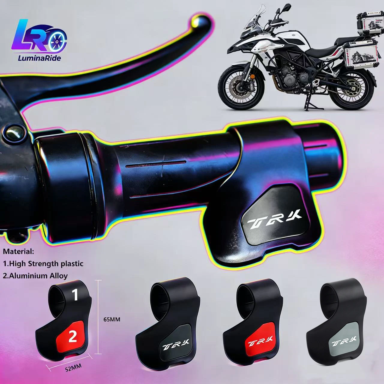 

Throttle Assistant Clip Labor Saver For Benelli TRK 251 502 502X 551/702 702X/Trk502/Trk702x Booster Assist Handlebar Grip Clip