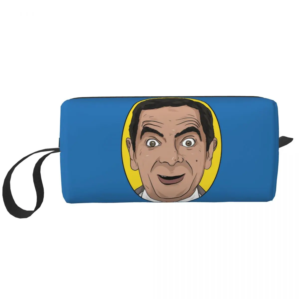 Mr. Bean Cartoon-Animations-Federmäppchen für Jungen und Mädchen, Geschenke, Stiftbox, Bleistiftbeutel, Schreibwaren, Reise-Organizer für Damen