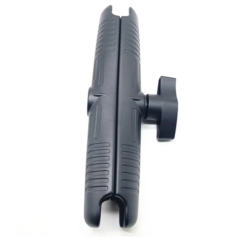 ذراع بمقبس مزدوج من الألومنيوم مقاس 12.99 بوصة مع صامولة مربى - مقاس D طويل للكرة مقاس 2.25 بوصة