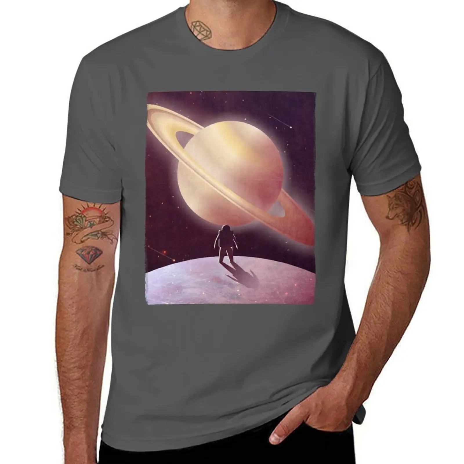 

A View From Enceladus T-Shirt Work Utility Short Sleeve Shirt