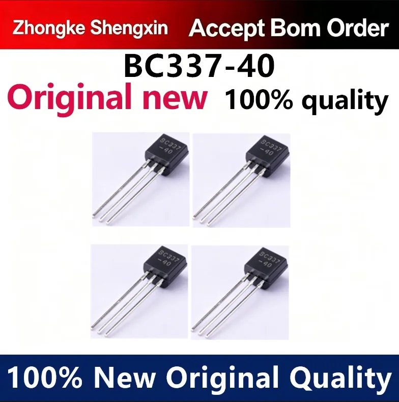 （5pcs-10pcs）New stock BC337-40 direct insertion TO-92 direct insertion NPN transistor 0.8A/45V