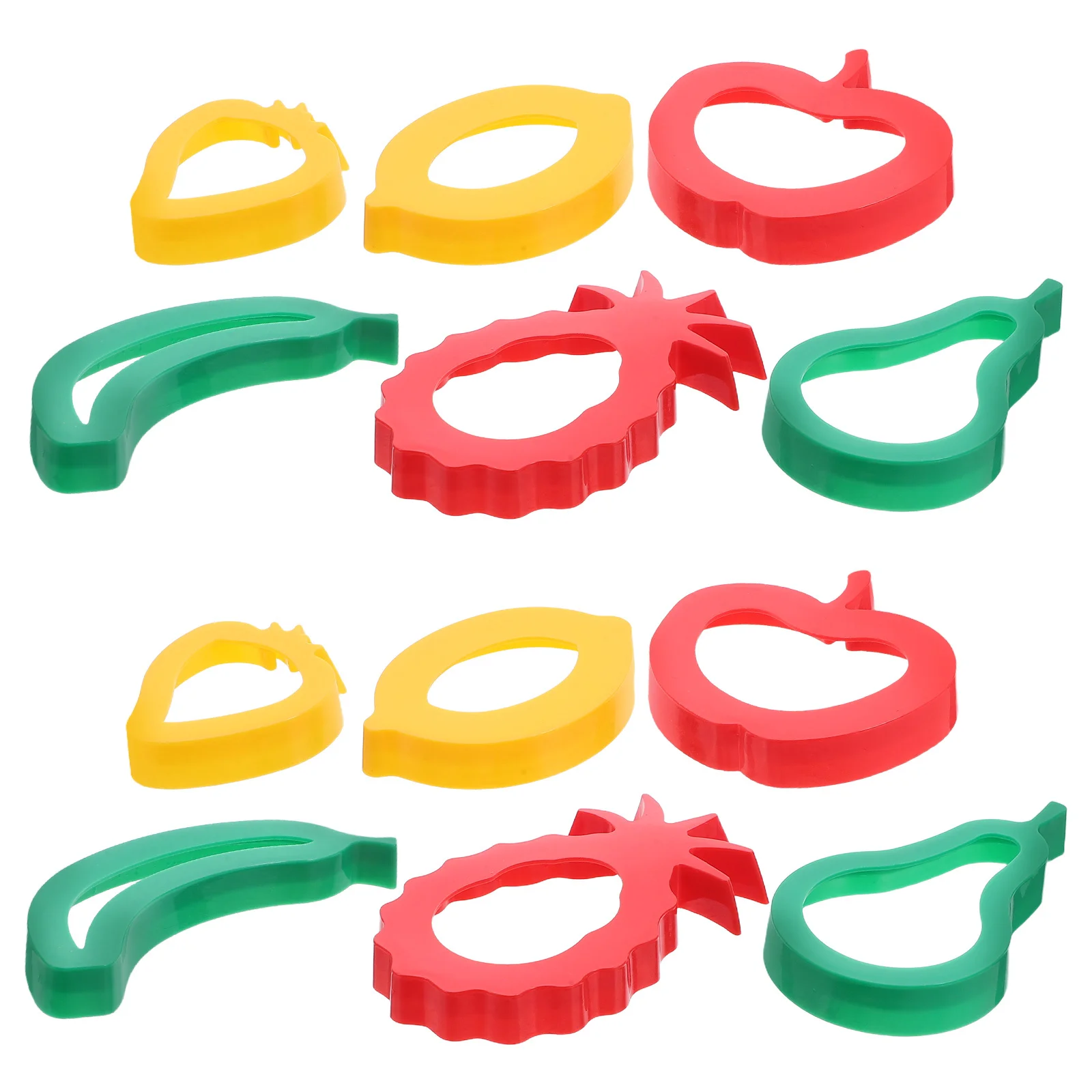 1Set Teig Spielen Zubehör Kinder Kunststoff Obst Cookie Cutter Formen Ton Modellierung Werkzeuge Kreative Teig Mold Set