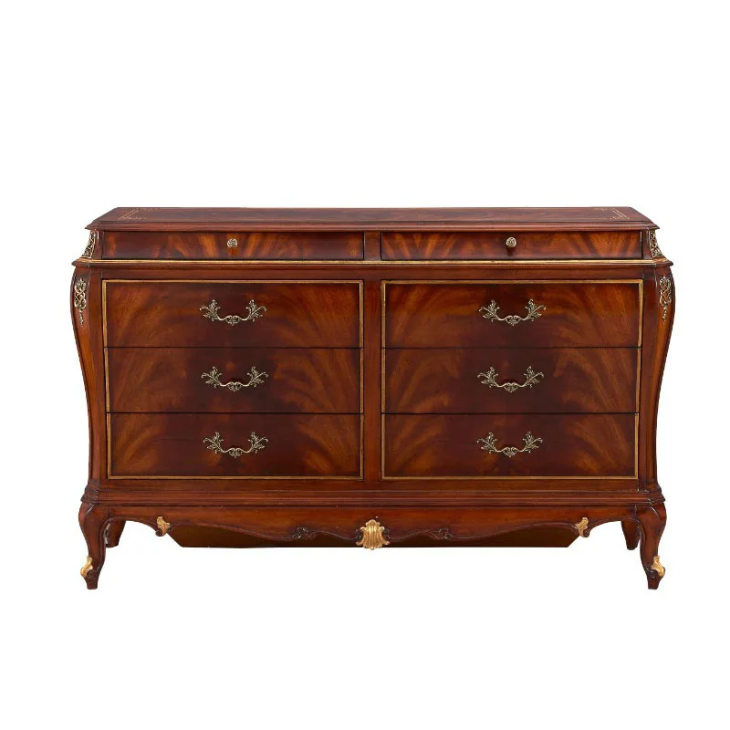 European porch decorative cabinet European side cabinet French American neoclassical storage cabinet