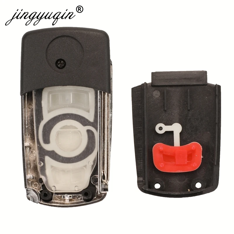 jinyuqin 3Button+Panic Modified Flip Key Case Shell For Hyundai Santafe/Trajet XG/Terracan/Avante XD Without Battery