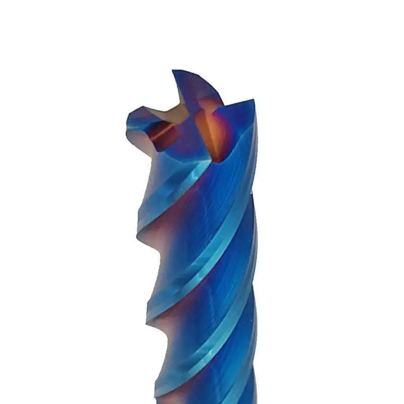 

4mm Carbide End Mill Milling Cutter with HRC65 Hardness for Use with CNC Machines and For Stainless Steel Work