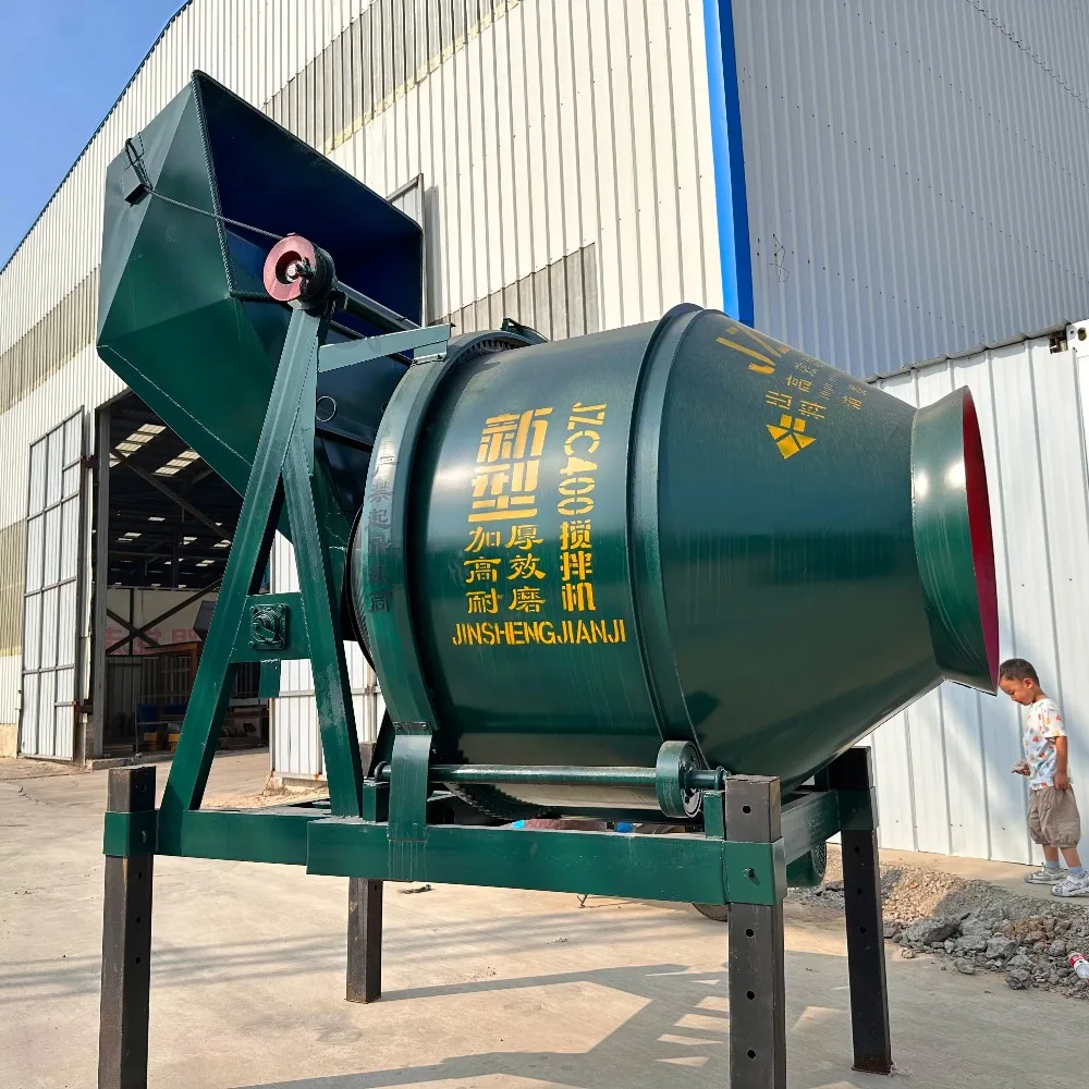 Low Consumption Concrete Mixer With Capacity 350l With Diesel Engine High Quality Mobile Self Loading Concrete Mixer for Sale