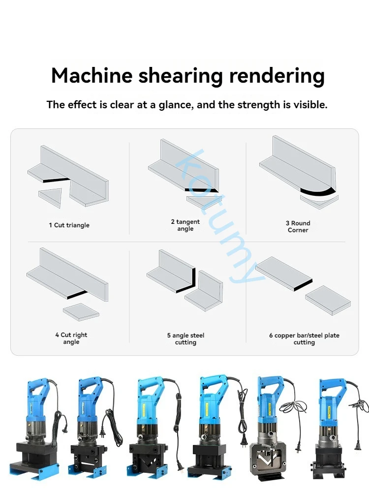 Electric Angle Iron Chamfering Machine Channel Steel Stainless Steel Punching Machine Angle Steel Cutting Machine