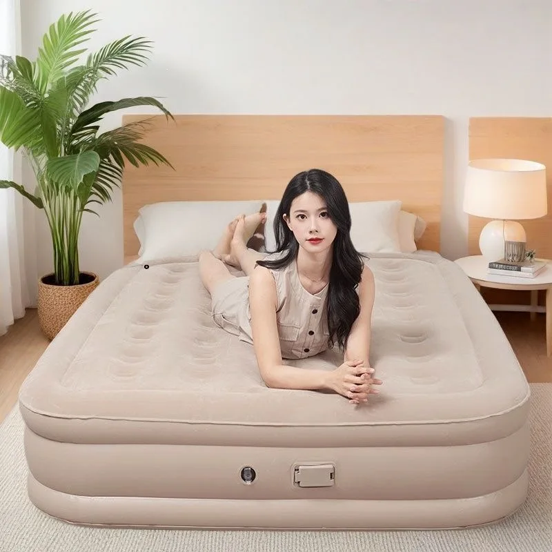Automatic inflatable folding single floor bunk self-inflatable mattress camping sleeping mat folding household inflatable bed