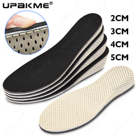 Invisible Height Increase Insoles Men Women Shoes Insole EVA Memory Foam Heel Lifting 2/3/4/5CM Taller Cushion Heighten Shoe Pad