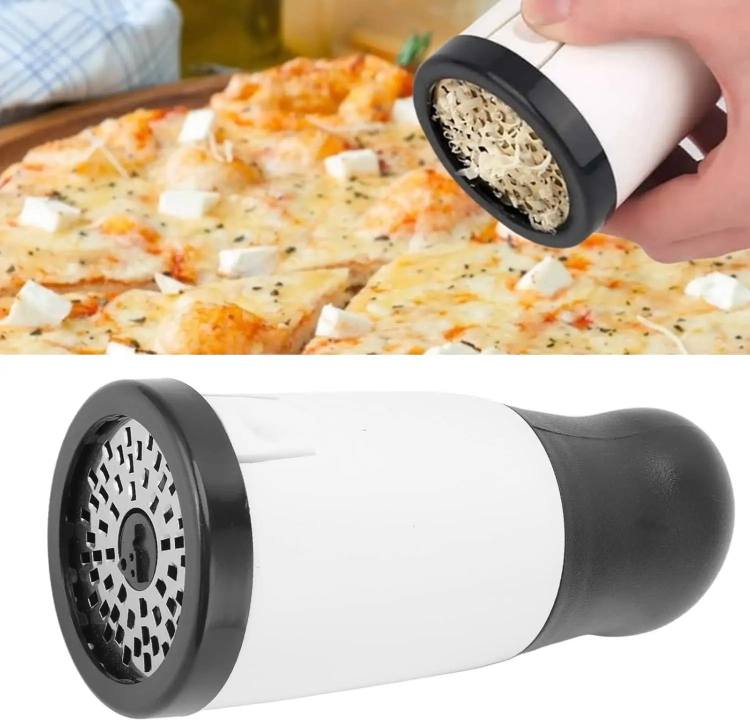 Cheese Grater Stainless Steel Parmesan Grater with 2 Interchangeable Blades Kitchen Tools for Chocolate Butter Cheese Home Use