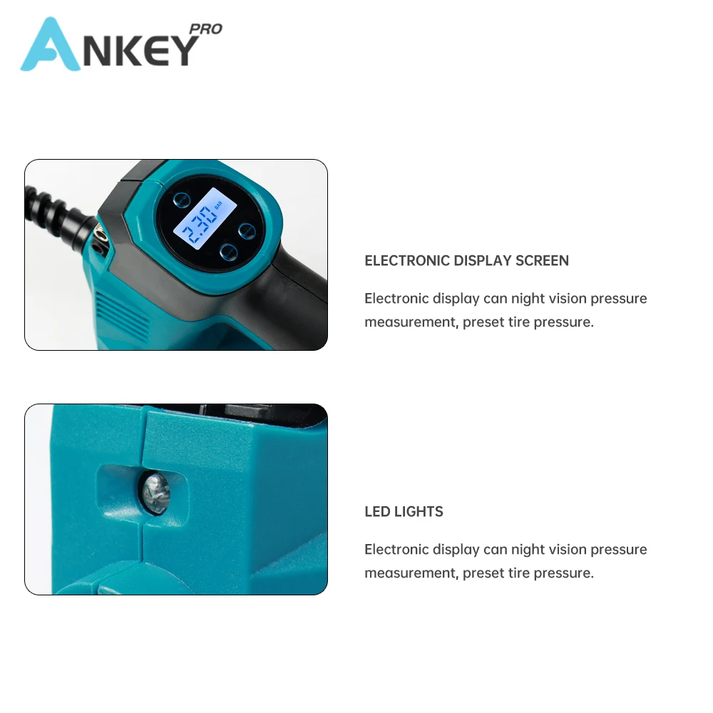 Suitable For Makita 18v Battery Cordless Electric Air Pump Electric Power Tools Pneumatic Tire Tools And Accessories Car