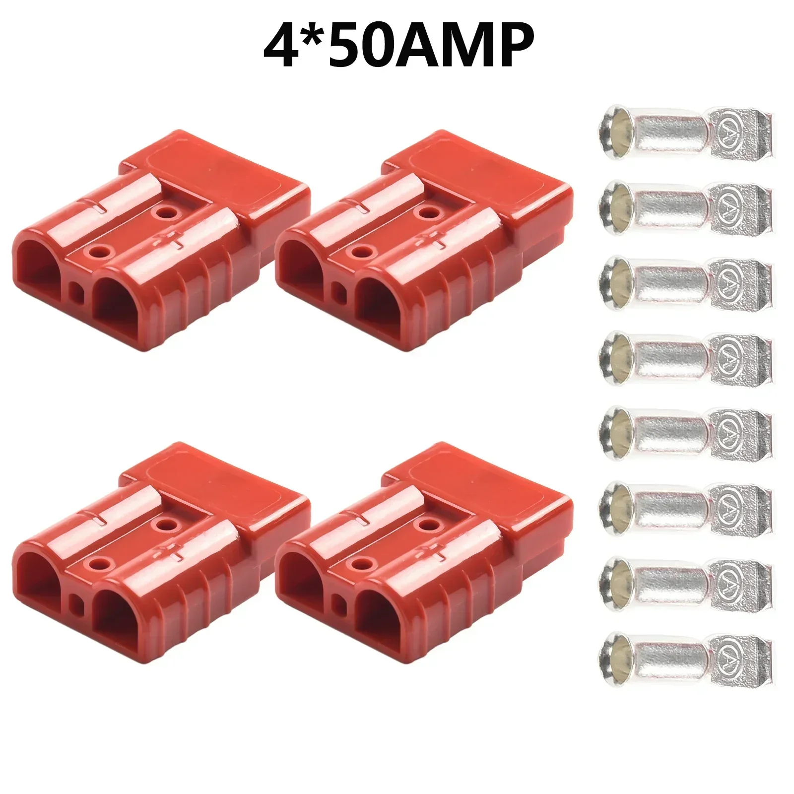 

Rugged Plugs for Solar Panels Caravans 4WDs Refrigerators etc For Anderson Style Plug DC Power 50 AMP Solar Caravan 6