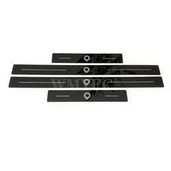Car Door Sill Scuff Plate Cover Kicks Guard Pedal Protector Trims Accessories For Great Wall Cannon GWM Poer 2021 2022 2023 2024