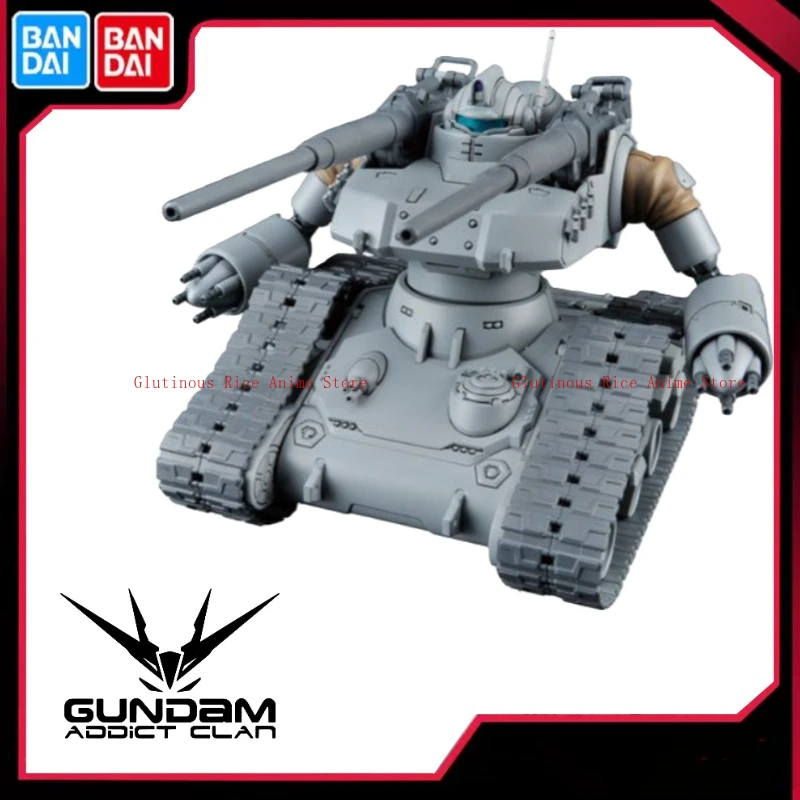 

In stock Bandai Gundam Model Kit HG RTX-65 Steel Tank Initial Animated Character Gundam Toy Boy Gift Model Original Collection