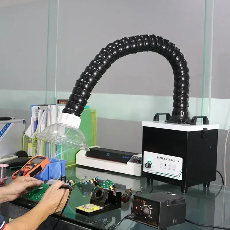 

Новый небольшой очиститель дыма припоя — дымовой фильтр для станции ремонта паяльника