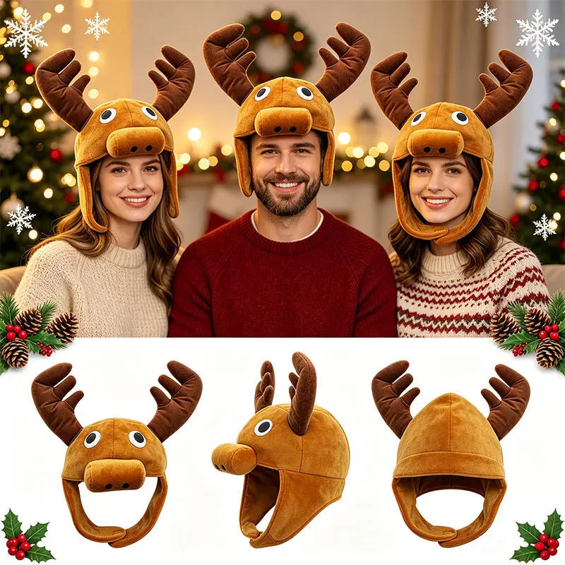 2026 Thanksgiving Christmas plush turkey hat roast turkey hat thanksgiving costume party accessories show spot