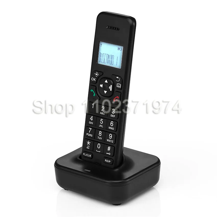 D1102B Desk Phone with Caller Display Wireless Landline Desktop Telephone for Hotels, Offices and Homes Multi Languages