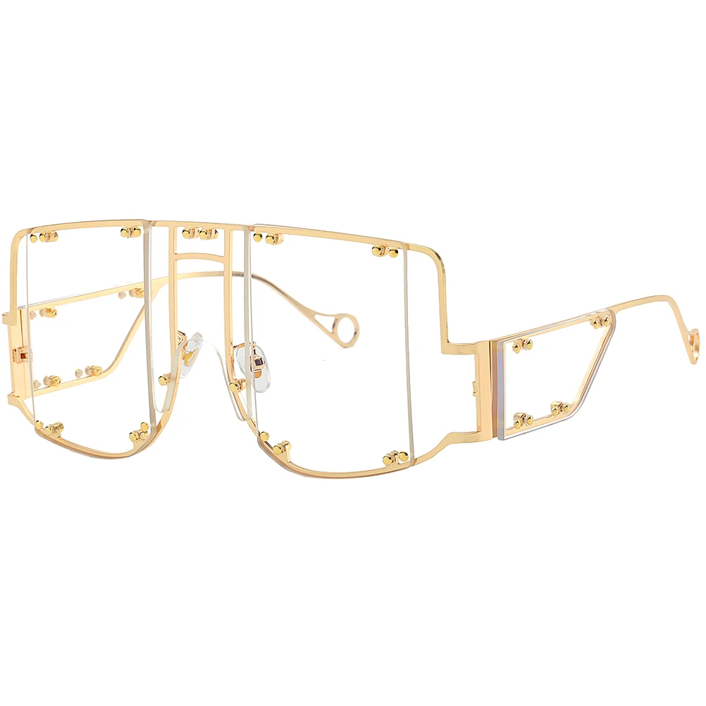 

Punk Sunglasses Women Men Fashion Party Decoration Lightweight Durable Unique Shape Photo Props Stylish Accessories