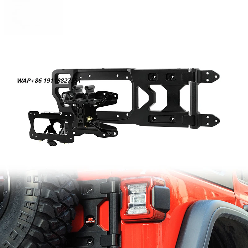 

Factory Supply Spare Tire Carrier Spare Wheel Carrier Tailgate Bracket Hinge Reinforcement Kits for 2018-UP WranglerJL76001