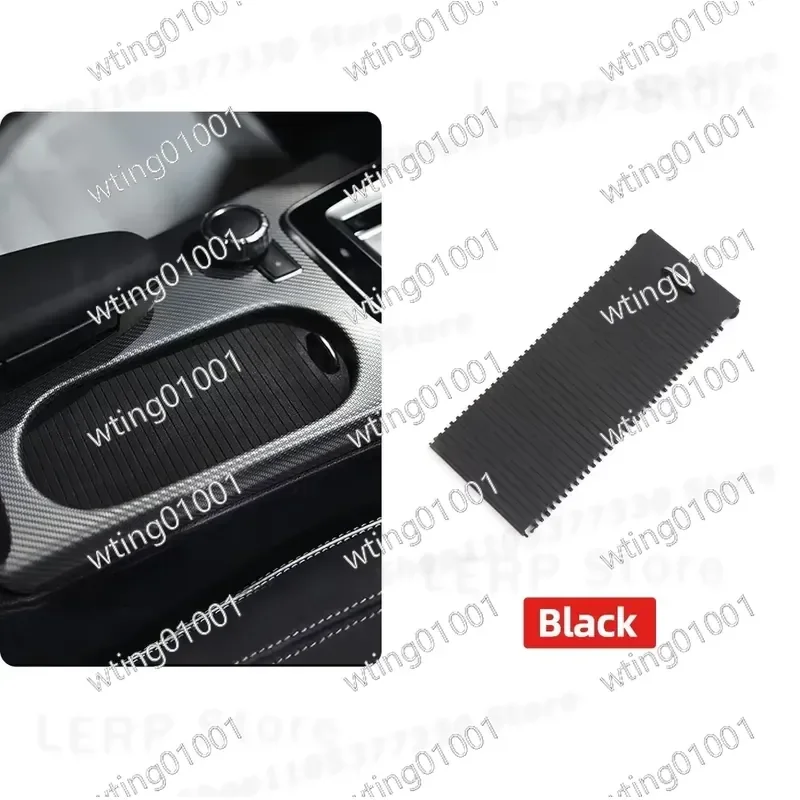 for Mercedes Benz SLK SLC W172 Sliding Armrest Console Cover with Integrated Cup Holders and Storage Curtain Organizer