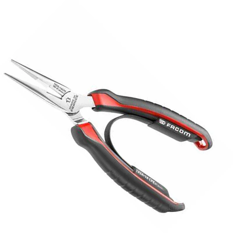 Facom 193A.16CPE Needle Nose Pliers Wear Resistant Durable Sharp Cut Cut Flat High Quality Materials Exquisite Workmanship