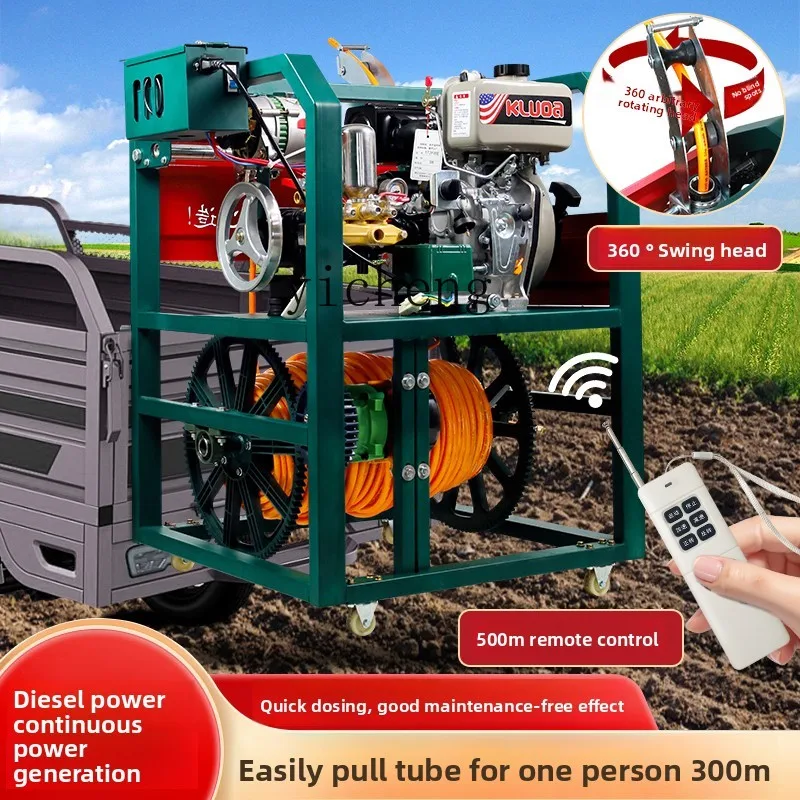 

TWR dispensing machine agricultural automatic sprayer retractable tube
