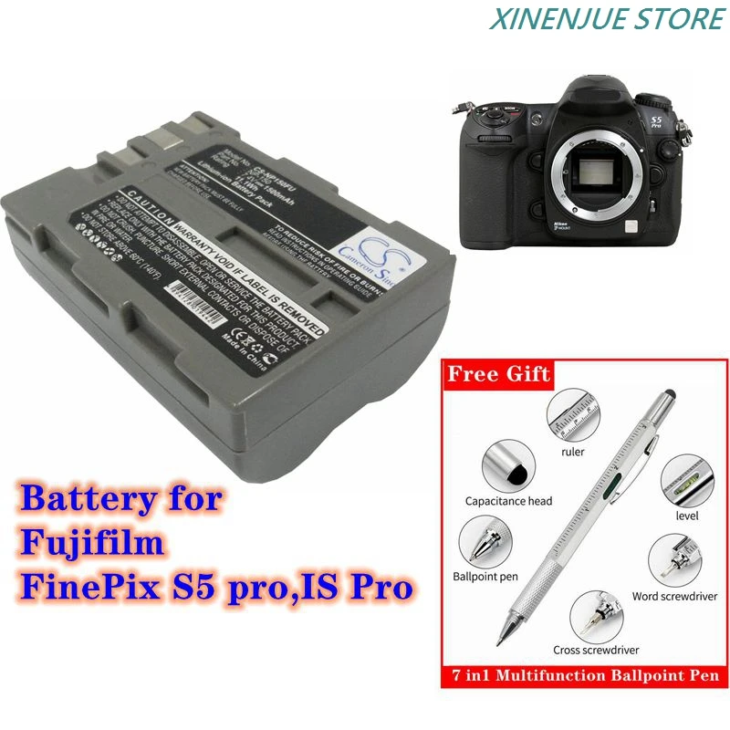 Jifilm finepix s5 pro用カメラバッテリー,7.4v/1500mah NP-150 , BC