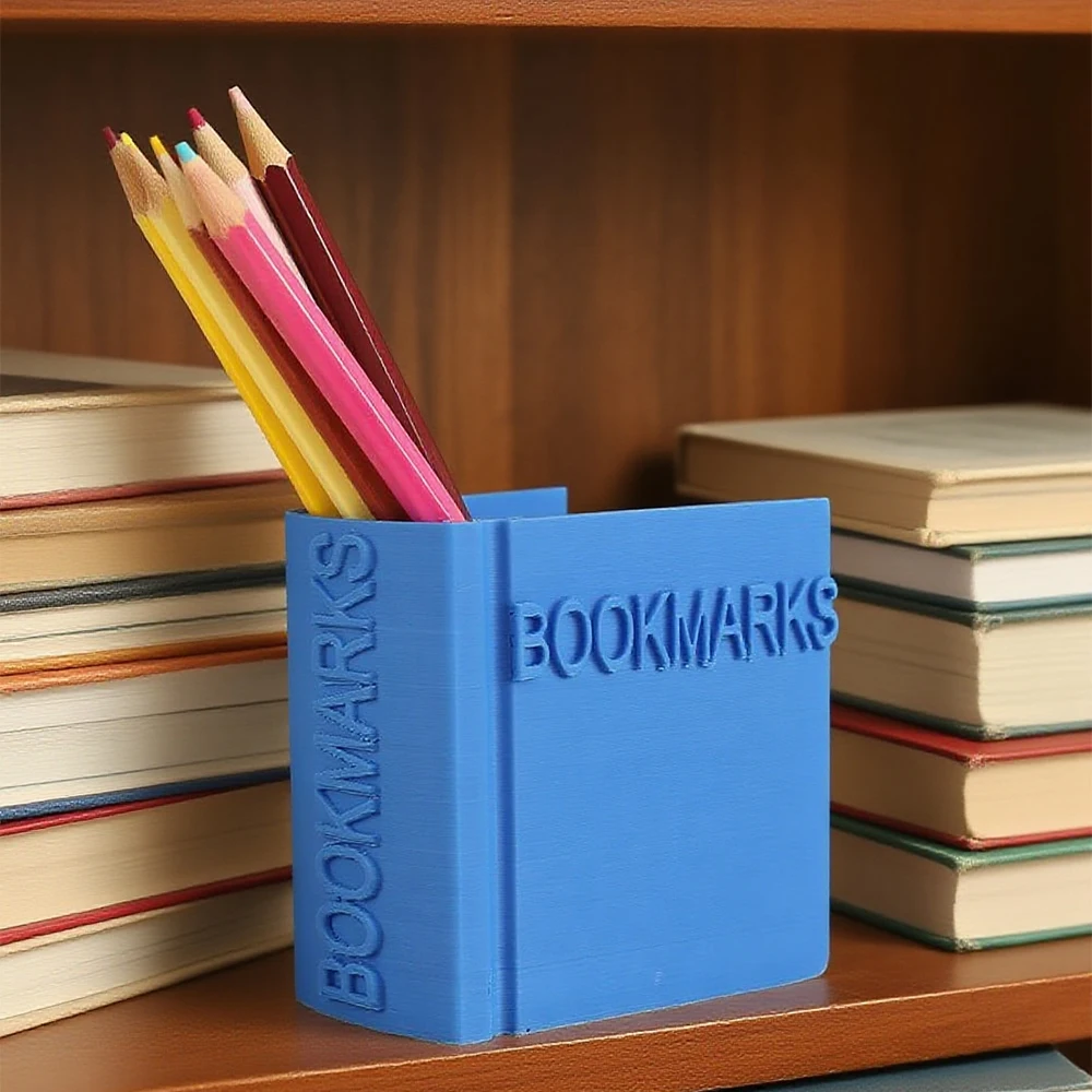 Cross - border Book - Shaped Pen Holder, with Various Colors, Can Store Pens, Add a Literary Atmosphere to the Desktop, a Practi