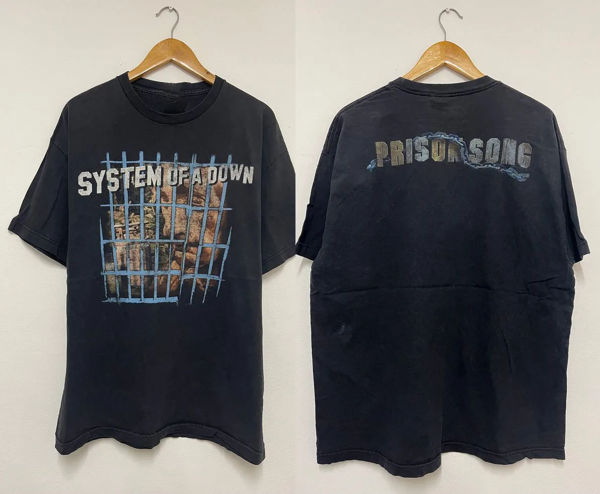 System Of A Down SOAD Prison Song Shirt Men Women Cotton Tee All Size BO475