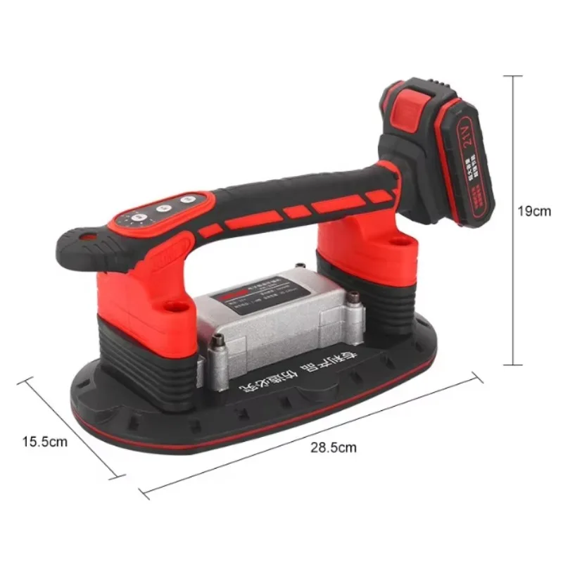 Electric Tile Paver High-power Wall-sticking Wonder Tool Floor Wall Tile Vibrator Large Suction Cup Tile Paving Laying Machine