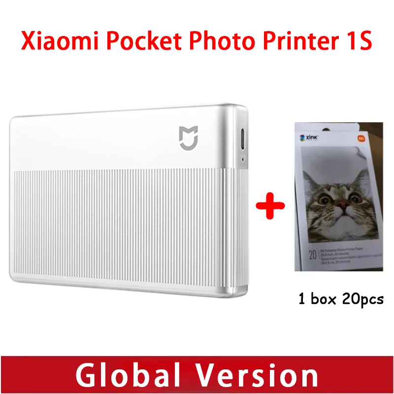 Global Version Xiaomi Mi Portable Photo Printer / 1S AR Photo ZINK