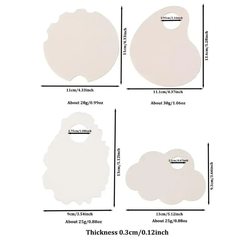 บอร์ดแสดงเล็บ 1 ชิ้น บอร์ดทำเล็บ แผ่น Nailfie อุปกรณ์เสริมร้านทำเล็บ อุปกรณ์ถ่ายภาพช่างทำเล็บ บอร์ดกลมสำหรับถ่ายเซลฟี่เล็บ