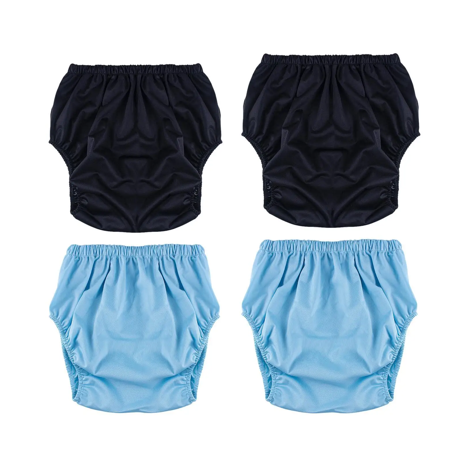 Adult Incontinence Pants TPU Waterproof Cloth Reusable Diaper Soft Leakproof Underwear for Seniors Home or Hospital Care