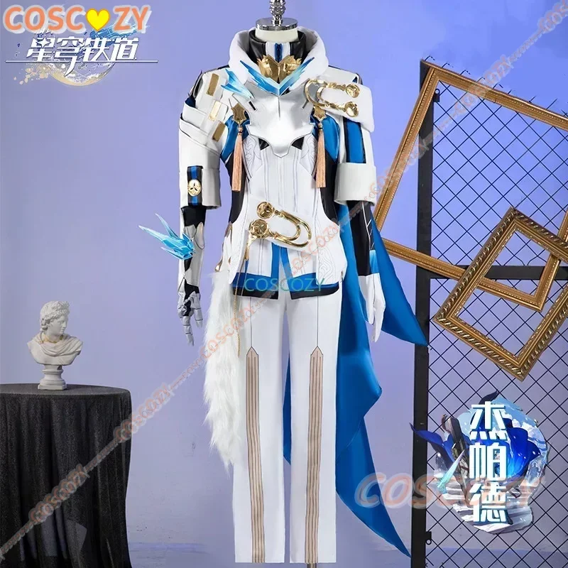 Gepard disfraz de Honkai Star Rail para hombre y mujer, uniforme de juego, guardamanos plateados, Belobog, trajes de fiesta de Halloween