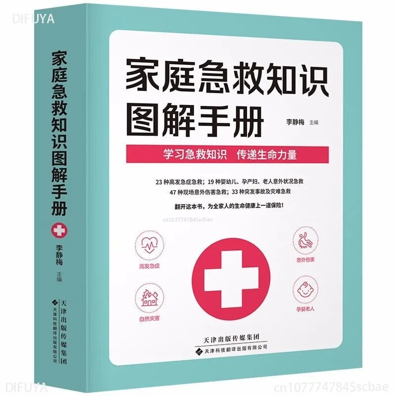 Family first aid knowledge graphic manual Four steps of on-site first aid Family first aid misunderstandings Emergency medical k