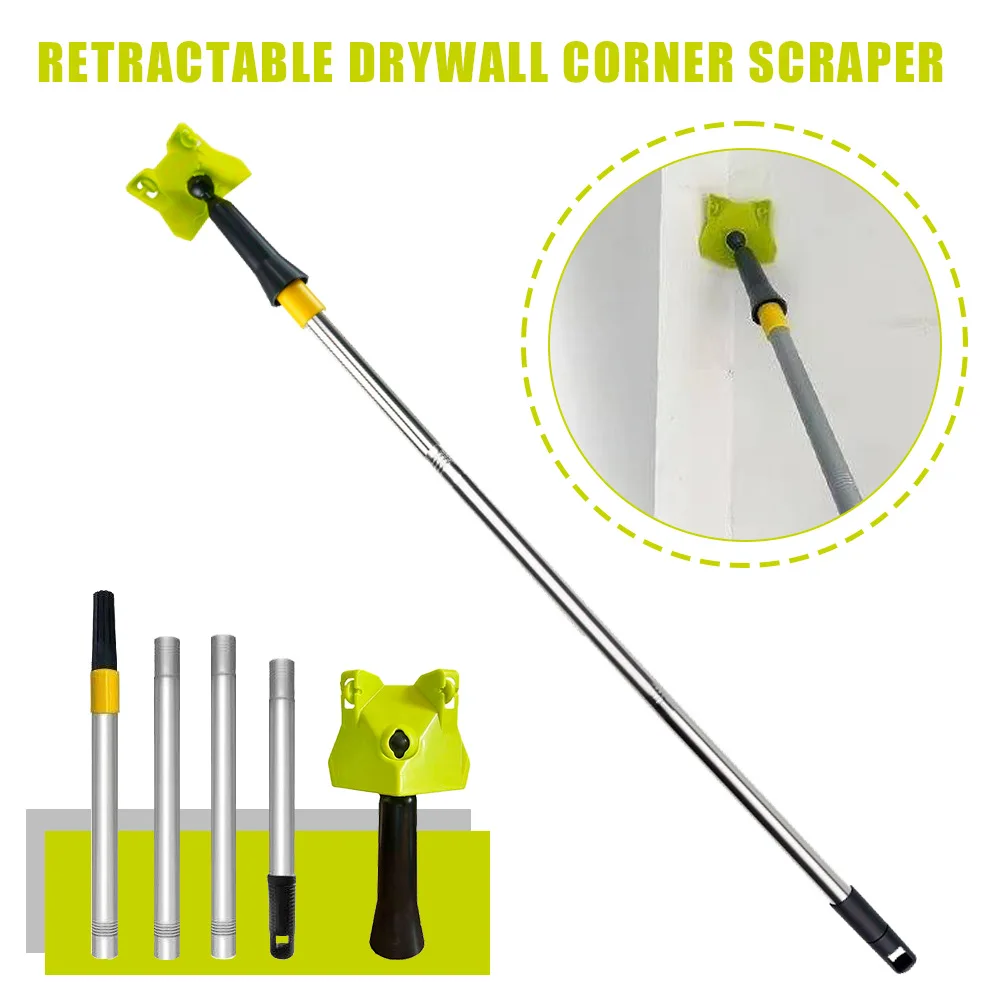 Inside 360° Roller Corner Trowel, Plastic Drywall Corner Repair Tool with Handle for Plaster Finishing, Home Painters