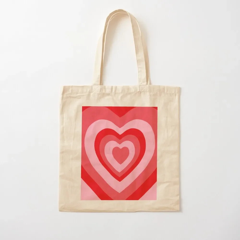 

tunnel of hearts y2k design Tote Bag Cloth bags shopping trolley bag woman shopping bag