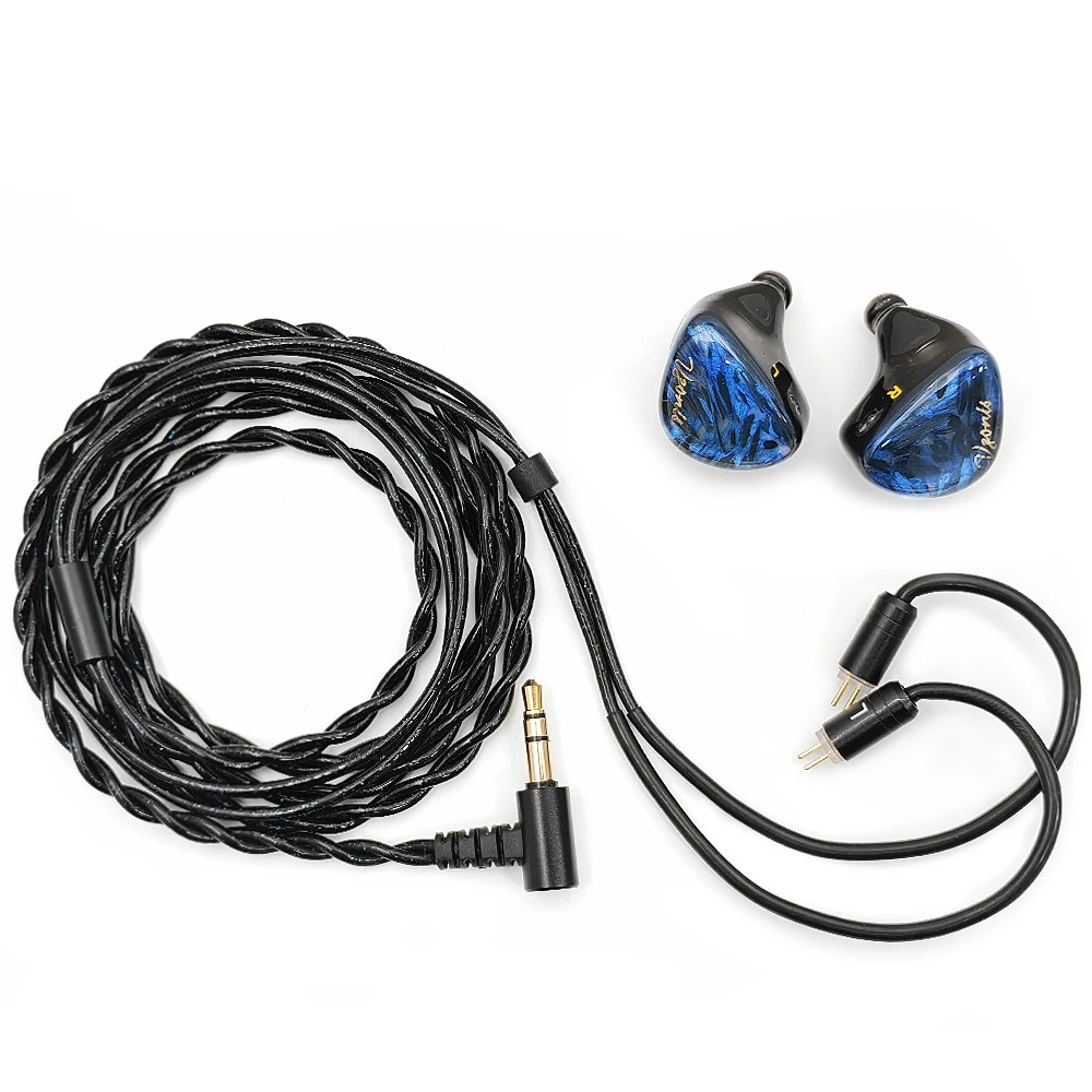 Vzonis DDB-03 HiFi IEM 1DD+1BA+1 Słuchawki do gier z hybrydowymi przetwornikami (1DD+1BA+1 Bone Conduction), douszne, o wysokiej rozdzielczości, wykonane z żywicy, słuchawki muzyczne — zdjęcie produktu 6