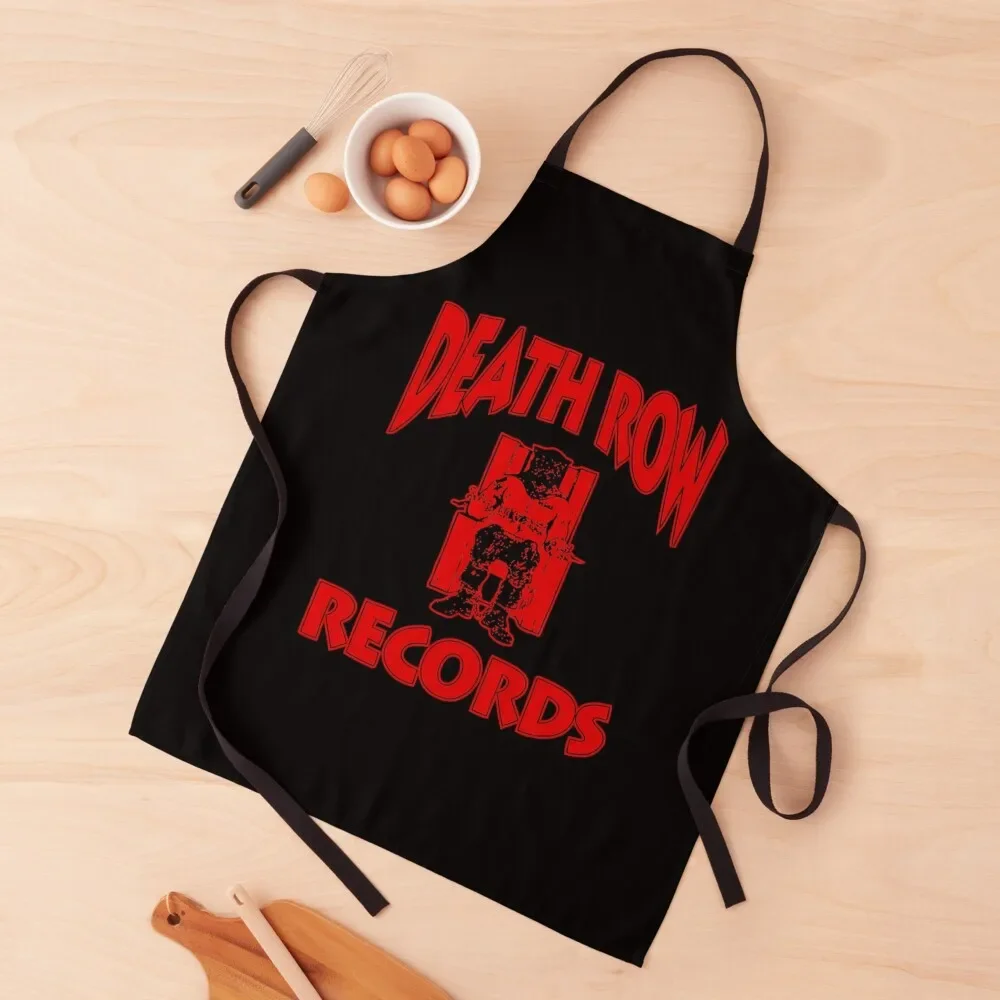 Retro Death Row Records Panels Apron Smock for hairdressing Things For The Kitchen Apron