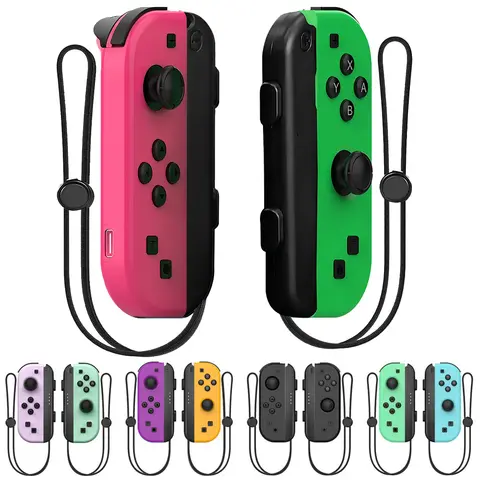 Joy Pad Joycons Gamepad för Nintendo Switch Joystick Bluetooth Trådlös Spelkontroll Joystick med Trubo Videospelkonsoler 10 best sales Nintendo Switch-gamepad - №8