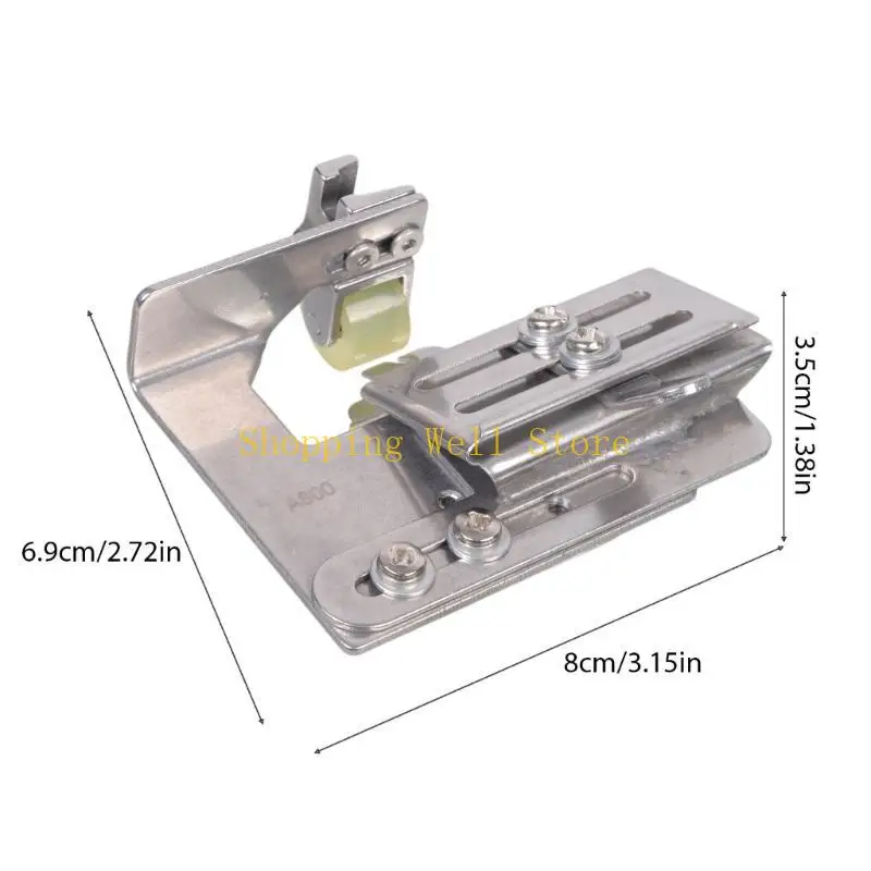 KX4B Industrial Flatbed Sewing Machine Quilting Presser Foot Width Adjustable Double Layer Ruffling Presser Foot Attachment view 6