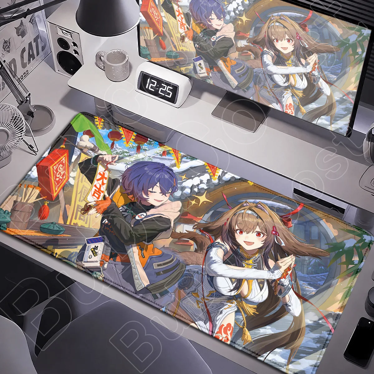 Heißes Spiel Zenless Zone Zero Belle Pyrois Phaeton ‌ Mauspad mit HD-Druck, Niedliches Anime-Mädchen ZZZ, Computer-Tastaturunterlage, PC-Zubehör – Detail 15