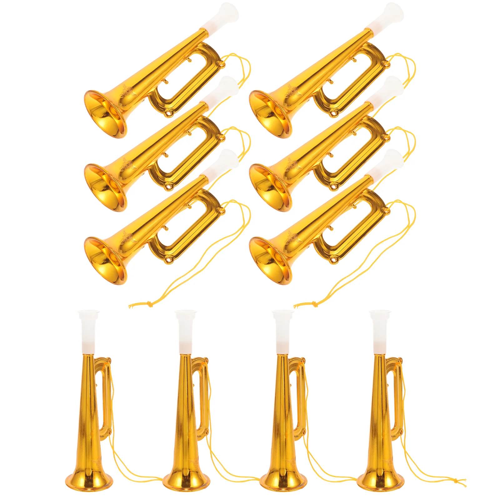 10 Pcs Trumpet Model Concert Kids Toys Interesting Playthings Funny Trumpets Musical Instrument Abs