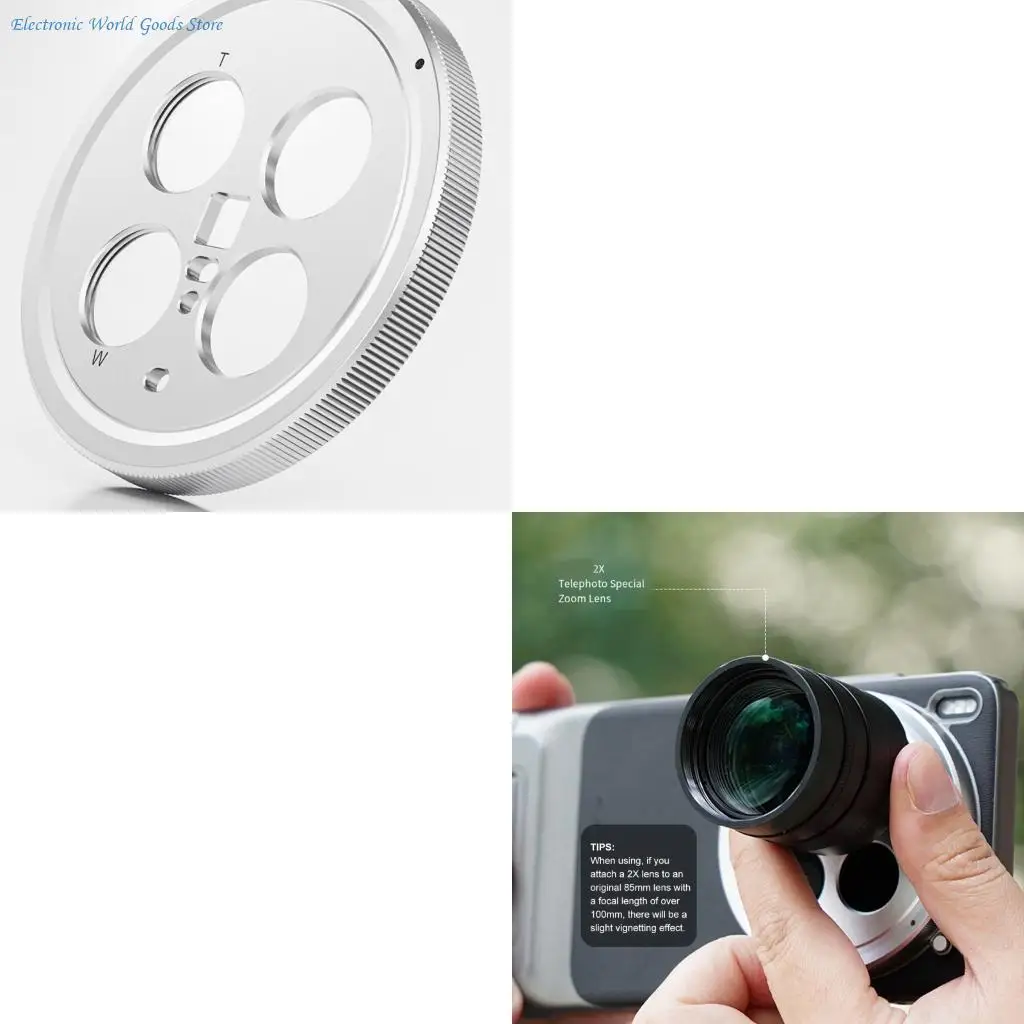 

Алюминиевая задняя крышка A3PD для фотографий с физическим управлением затворами, совместимость со сменными объективами для